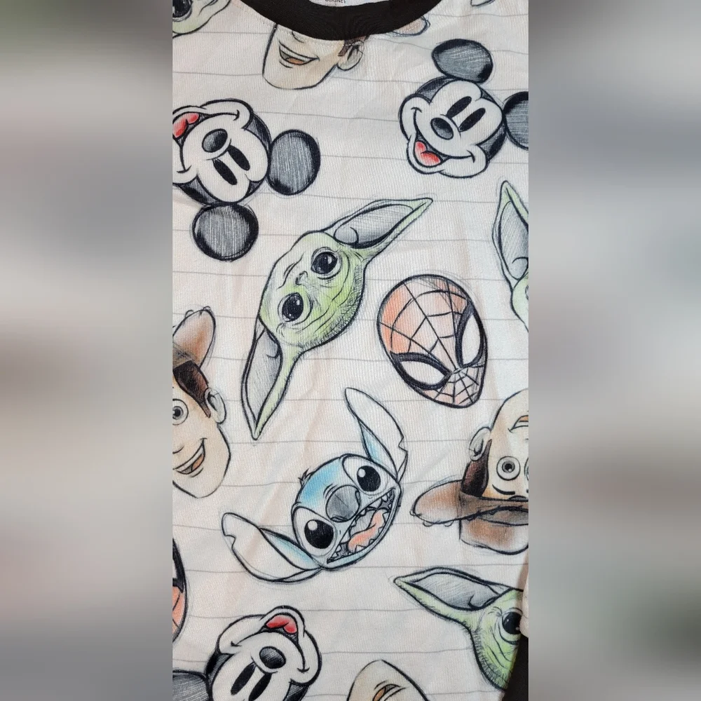 NWOT Disney X Marvel Long Sleeve Shirt Soft Size Medium Size S Pajama Top